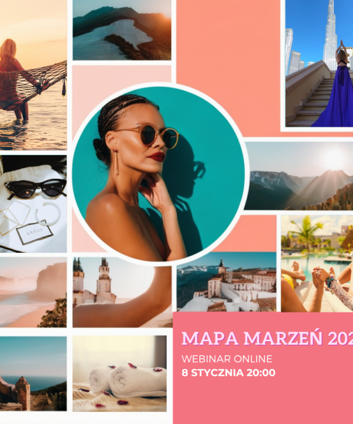 Mapa marzeń/Vision Board 2025 - szkolenie online 8 stycznia 20:00